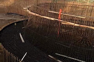 果洛砼烟囱新建施工现场